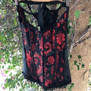Brocade-style bustier never worn!